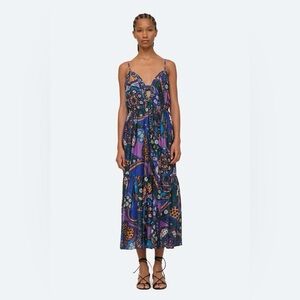 Sea NY Patty silk slip dress